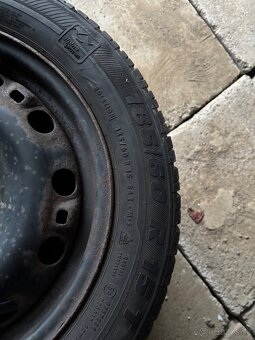 Zimne pneu na diskoch 185/60 r15 škoda,vw, seat - 2