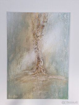 Abstraktný obraz štrukturovaný 70x50 T - 2