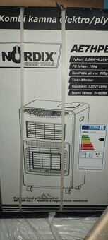 Ohrievač -Kombinovane kamna elektrika+plyn - 2