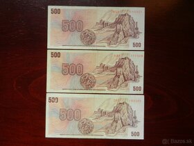 Československé bankovky rôzne série - 2