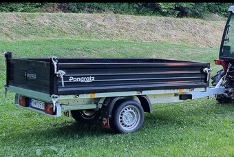 Pongratz 1800kg, brzdený vozik vlečka - 2