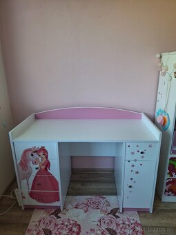 Detský písací stôl princezná a koník - 2