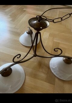Luster značky Massive, medená farba, šírka cca 60 cm - 2