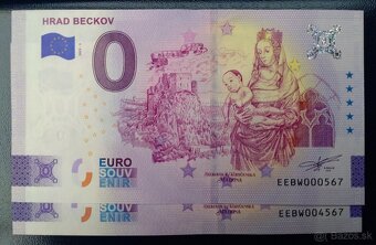 0 euro souvenir bankovky 2025 - 2