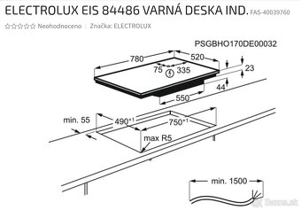 INDUKČNA VARNÁ DOSKA ELECTROLUX eis84486 - 2