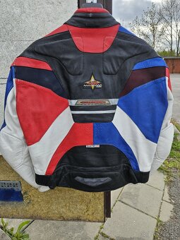 Kožená bunda na motorku XL - 2