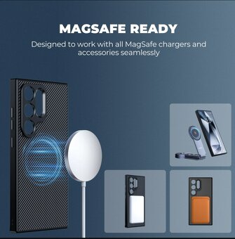 Kryt na Samsung S25 Ultra Freewellgear magnetický kryt - 2