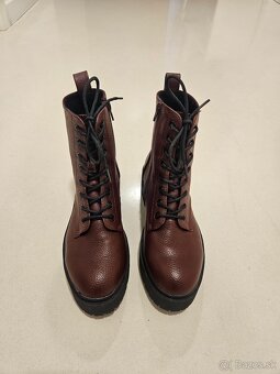 Dámske bordové členkové čižmy - 2