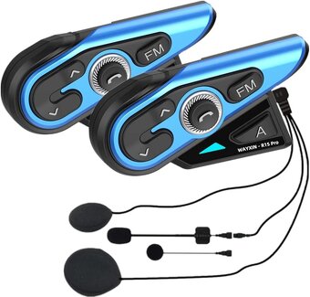 Sada intercom pre 2 prilby, BT 5.0, zdieľanie hudby... - 2