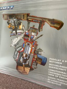 Retro plagát v ráme - 2