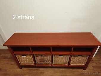 Komoda HEMNES plus košíky BRANAS (4ks) - 2