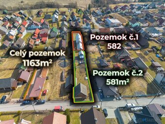 ☑️ STAVEBNÝ pozemok so stavbami v cene, na predaj v obci Výc - 2