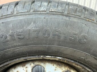 Letne uzitkove pneumatiky 215/70 R15C na diskoch 5x118 - 2