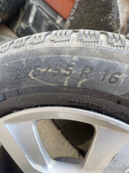 R16 orginal audi disky+zimne pneumatiky - 2