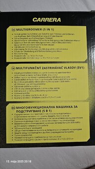 Carrera multifunkcny zastrihavac vlasov 5v1 - 2