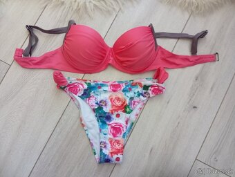 Push up plavky kvety M - 2