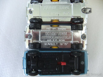 od CORGI a DINKY TOYS:RENAULT 16 v original krabickach - 2
