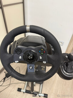 Predám Logitech G920+logitech driving force shifter + stojan - 2