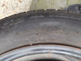 Pneumatiky a disky ford 215/55r16 - 2