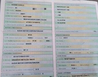 motor M13A Suzuki SWIFT 1.3 2007 DVERE, PREVODOVKA a iné - 2