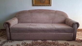 ROZKLADACIA SEDAČKA + 2 KRESLÁ - 2