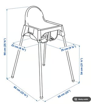IKEA Antilop detská jedálenská stolička - 2