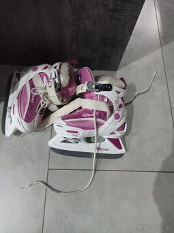 Detské nastaviteľné korčule na ľad. - 2