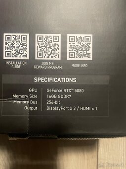 RTX 5080 Msi Gaming trio - 2