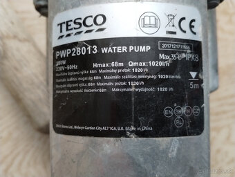 Ponorné čerpadlo na vodu TESCO PWP 28013 - 2