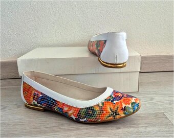 Kožené baleríny v.40 - 2