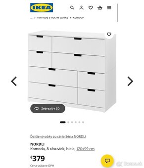 Komoda Ikea Nordli - 2