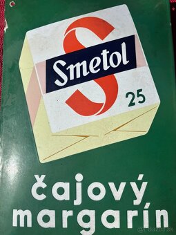 Smaltovaná tabuľa “Smetol” - 2