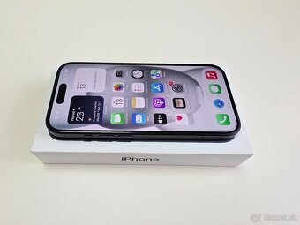 APPLE IPHONE 15 128GB BLACK,ZDRAVIE BATERKY 92% - 2