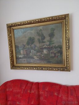 Obrazy, fajka, kožená fľaška - 2