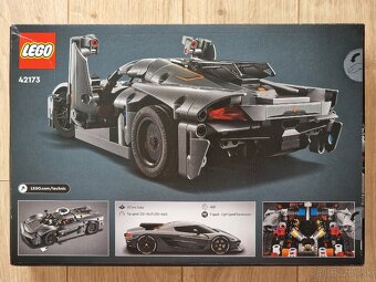 Lego Technic 42173 Sivé hyperauto Koenigsegg Jesko Absolut - 2