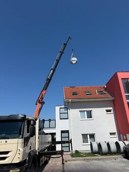 Autodoprava s hydraulickou rukou - dosah 25m - 2