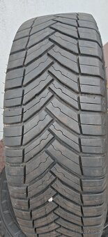 Plechové disky Ford 5x160 a celoročné Michelin 215/60 R17C - 2