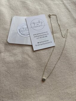 Strieborný minimalistický náhrdelník - 2