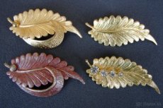 Starožitné brošne - listy - 2