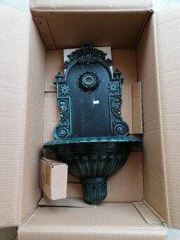 zahradne kovove umyvadlo tyrkys 61cm -40% - 2