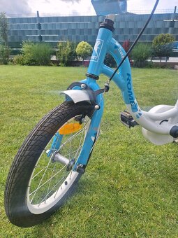 Nový detský bicykel Romet veľ. 16 modro biely - 2