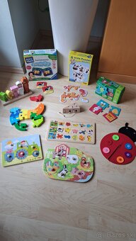 Vkladacky, puzzle,farby,pexeso..hracky mix - 2