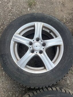 5x112 r15 elektróny Volkswagen + zimne 195/65r15 Continental - 2