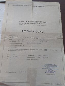 Dekrety a doklady Slovenský Štát plus ČSR - 2