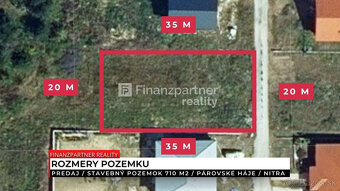 Stavebný pozemok 710 m², Párovské Háje, Nitra - 2