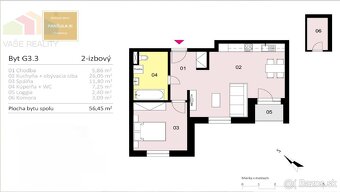 2-izbový Byt Novostavba PANŠULA III. Chtelnica - 2