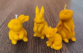 Predám sviečky z včelieho vosku. - 2