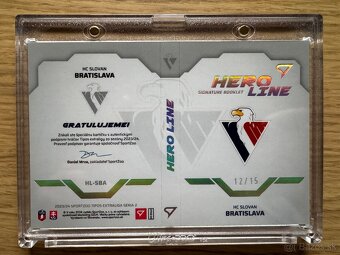 2023-24 SportZoo Tipos Extraliga Hero Line Signature Booklet - 2