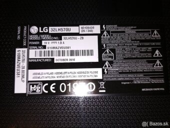 Rozpredam TV LG 32LH570U - 2
