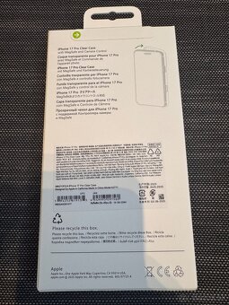 iPhone 17pro,17pro max MagSafe clear case obal - 2